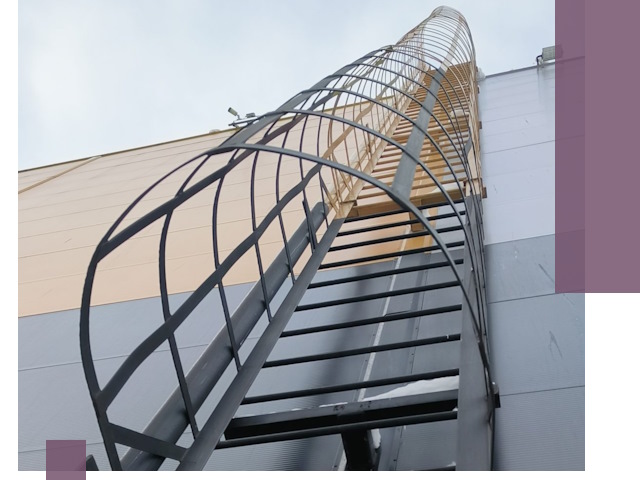 Изготовление и монтаж пожарных лестниц в Махачкале профессионально