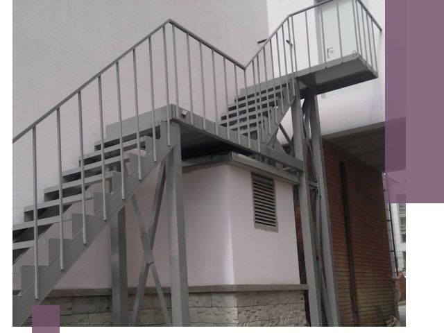 Монтаж пожарных лестниц под ключ в Махачкале с гарантией качества