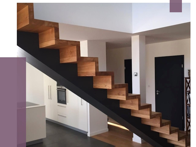 Изготовление деревянных лестниц в Махачкале от 88018 руб. | ПРОЛЁТ-Мхч