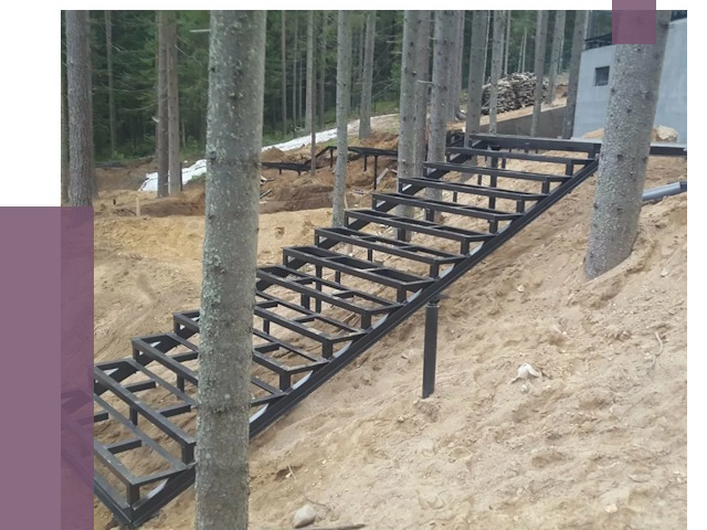 Монтаж металлических лестниц в Махачкале от 13720 руб. 