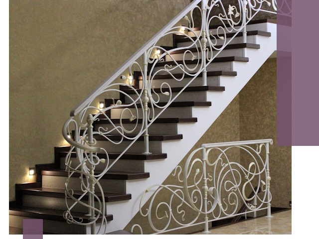 Кованые лестницы под ключ в Махачкале — изготовление и монтаж