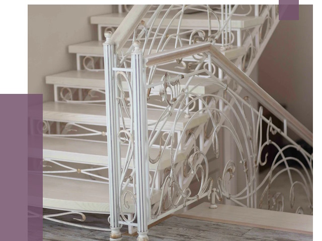 Изготовление кованых лестниц на заказ в Махачкале от 88018 руб. | ПРОЛЁТ-Мхч