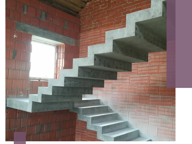 Бетонные лестницы под ключ в Махачкале: монтаж, демонтаж, ремонт