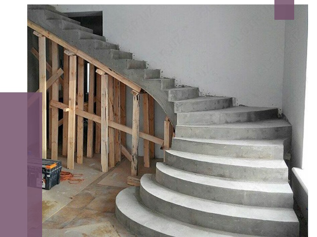 Изготовление бетонных лестниц под ключ в Махачкале от 20192 руб. | ПРОЛЁТ-Мхч