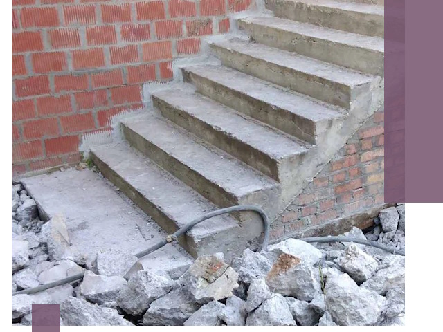 Демонтаж бетонных лестниц в Махачкале: быстро и безопасно