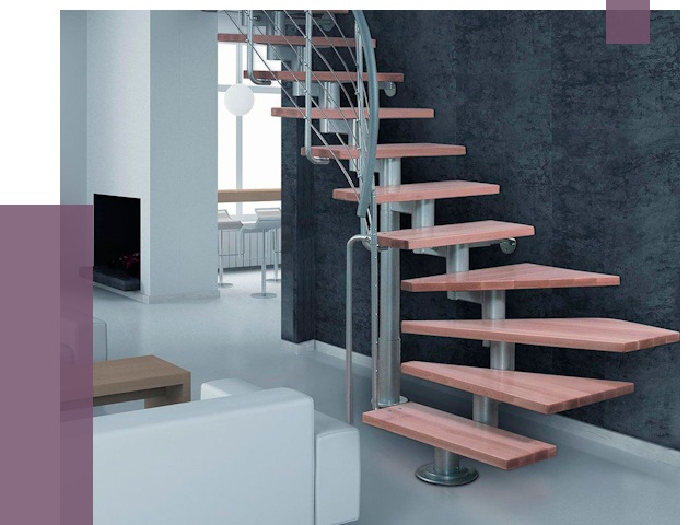 Модульные лестницы в Махачкале от 17086 руб. — купить в ПРОЛЁТ-Мхч