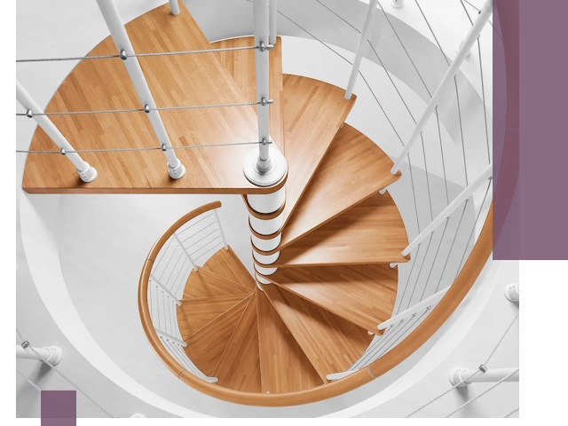 Изготовление винтовых лестниц под ключ в Махачкале