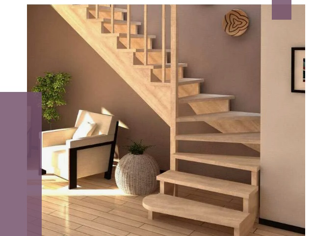 Изготовление Г-образных лестниц в Махачкале от 19157 руб. 