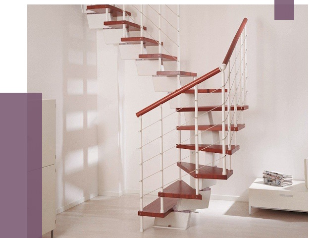 Изготовление лестниц на больцах в Махачкале от 9837 руб. | ПРОЛЁТ-Мхч