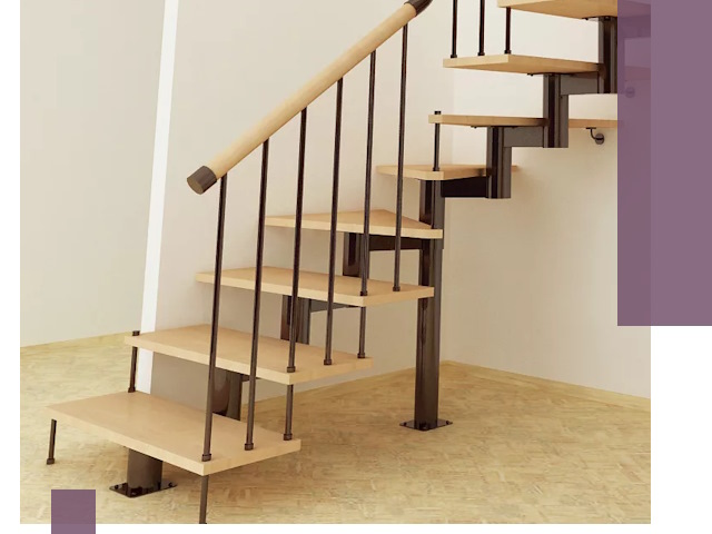 Монтаж лестниц на больцах в Махачкале — быстро и надежно