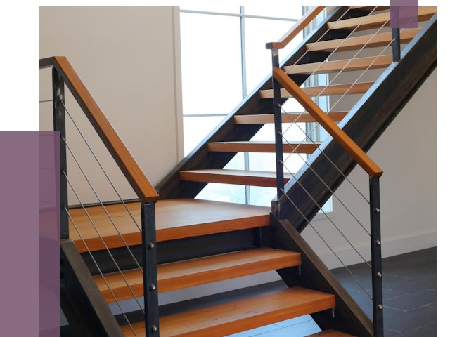 Изготовление лестниц на металлокаркасе в Махачкале от 19157 руб. | ПРОЛЁТ-Мхч