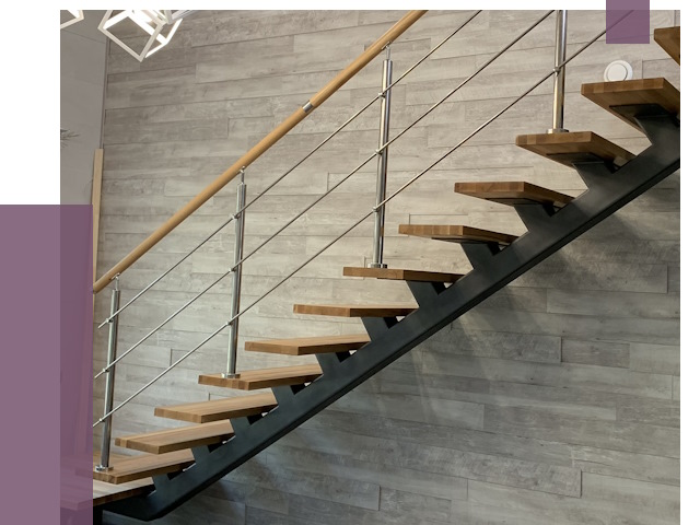 Изготовление лестниц на монокосоуре в Махачкале от 77145 руб. 