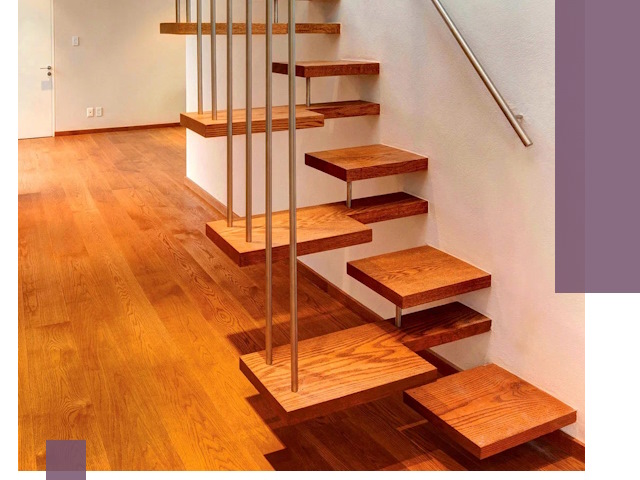 Лестницы «гусиный шаг» на заказ в Махачкале для узких пространств