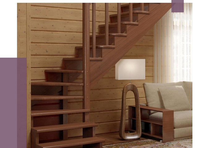 Лестницы эконом класса в Махачкале от 18484 руб. бюджетные решения