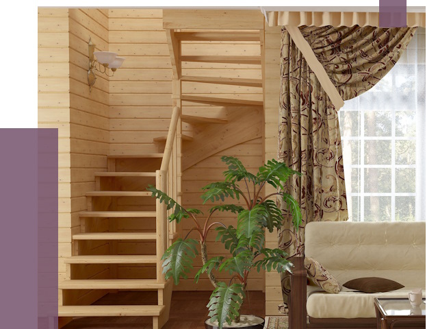 Лестницы для дачи в Махачкале от 76886 руб.  | ПРОЛЁТ-Мхч