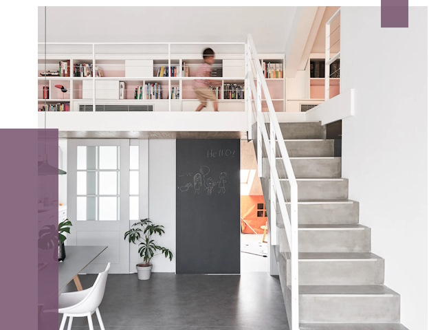 Лестницы для двухуровневой квартиры в Махачкале от 178624 руб. | ПРОЛЁТ-Мхч