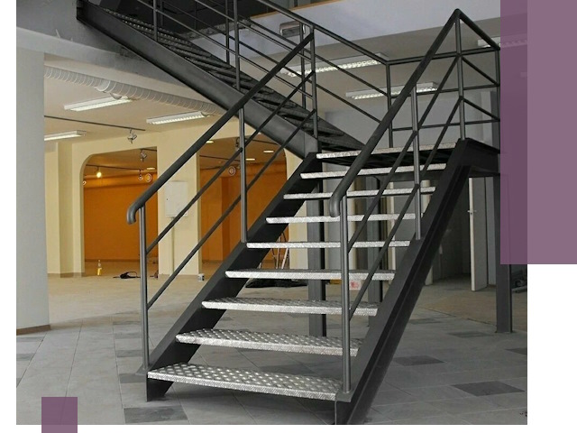 Лестницы для офиса в Махачкале: изготовление, монтаж, демонтаж