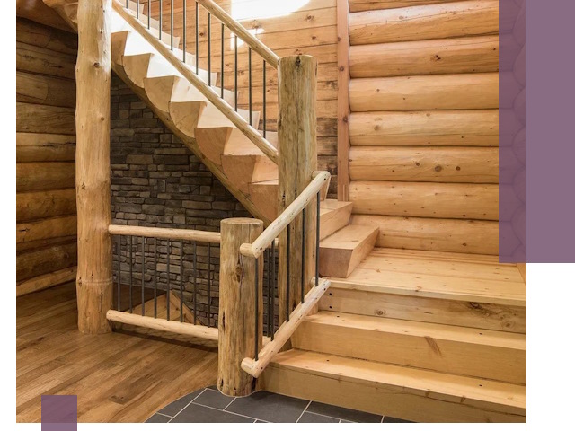 Лестницы в баню под заказ и профессиональный монтаж в Махачкале