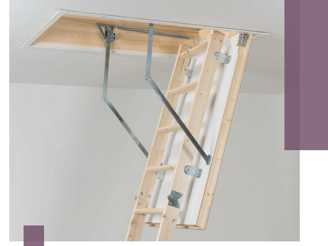 Установка чердачной лестницы под ключ в Махачкале