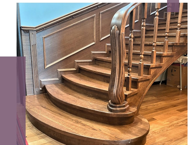 Дубовые лестницы под ключ в Махачкале от 178624 руб. — ПРОЛЁТ-Мхч