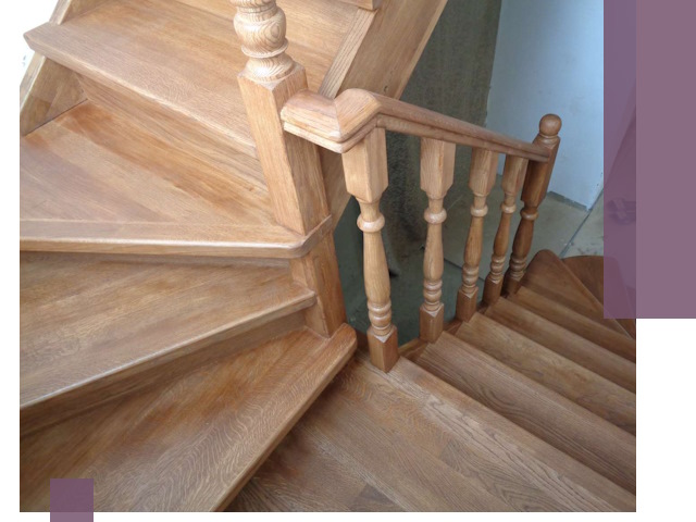 Дубовые лестницы под ключ в Махачкале: изготовление и монтаж