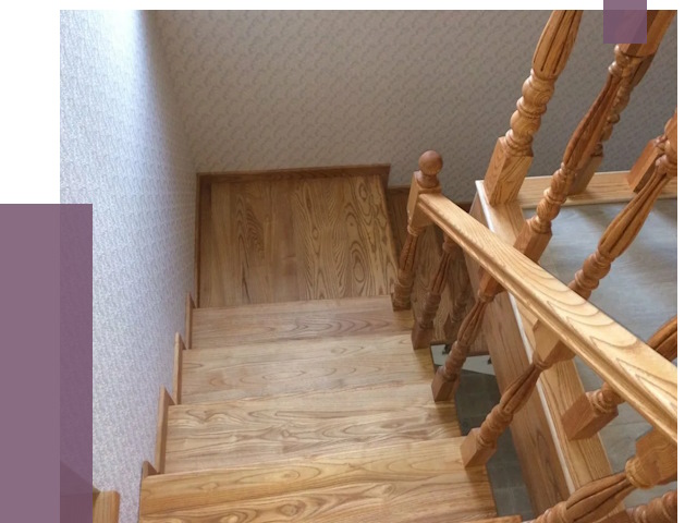 Сосновые лестницы в Махачкале под ключ от 8180 руб.  | ПРОЛЁТ-Мхч