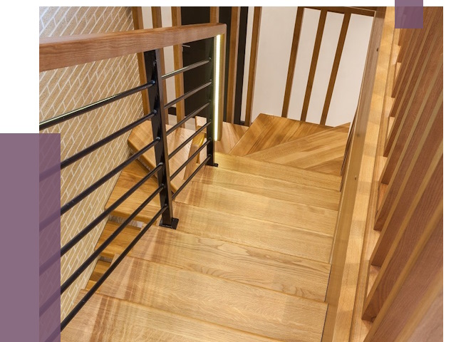 Лестницы из ясеня в Махачкале под ключ от 10148 руб. 