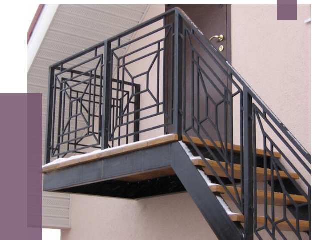 Металлические перила в Махачкале от 4349 руб.  | ПРОЛЁТ-Мхч