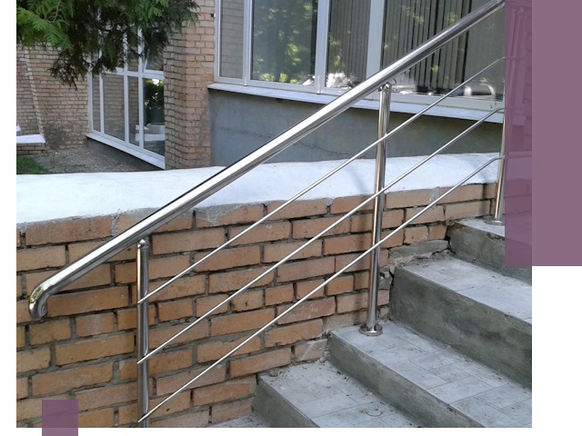 Перила из нержавеющей стали высокого качества в Махачкале