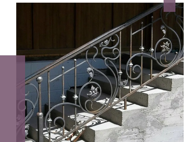 Кованые перила в Махачкале от 8802 руб. под ключ — качество от ПРОЛЁТ-Мхч