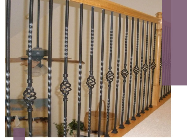Изготовление и монтаж кованных перил в Махачкале под ключ