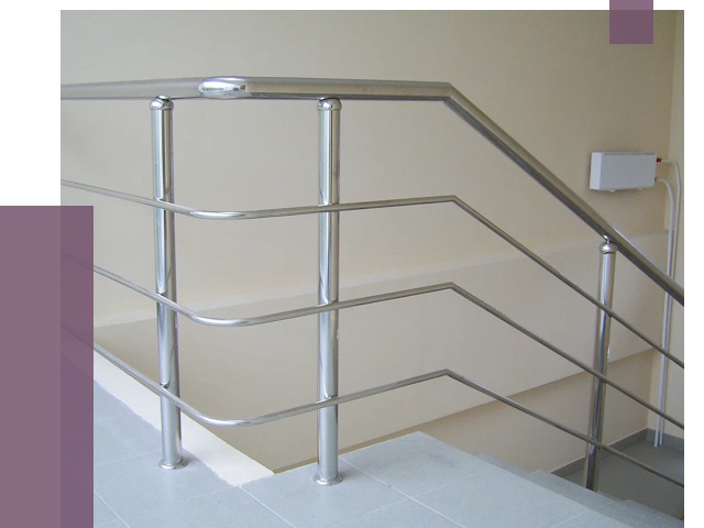 Алюминиевые перила в Махачкале от 6420 руб. под ключ | ПРОЛЁТ-Мхч