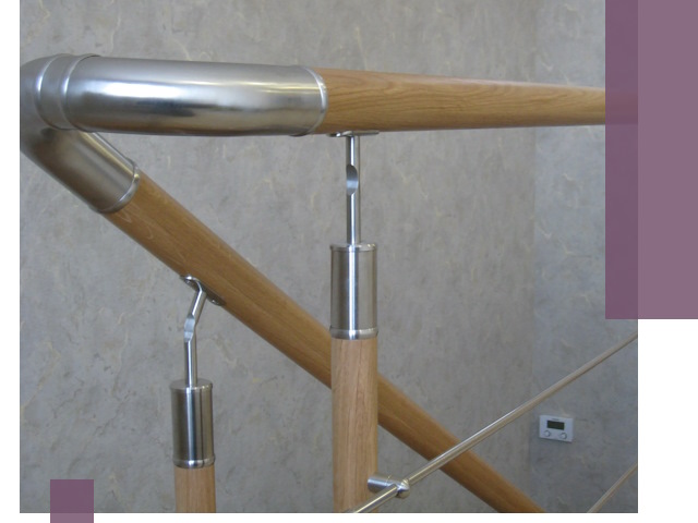 Комбинированные перила на заказ в Махачкале — монтаж и производство