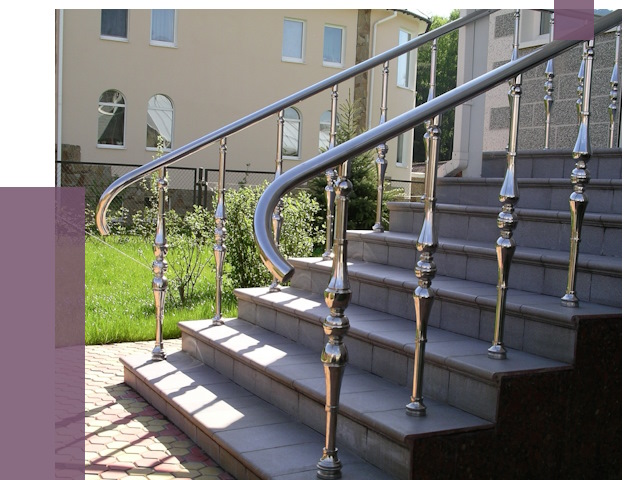 Перила для крыльца в Махачкале от 10873 руб. — монтаж ПРОЛЁТ-Мхч