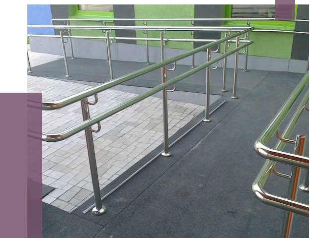 Ограждения пандусов в Махачкале от 4401 руб. монтаж | ПРОЛЁТ-Мхч