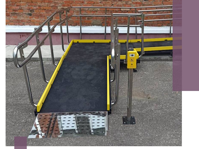 Изготовление наклонных пандусов для инвалидов в Махачкале