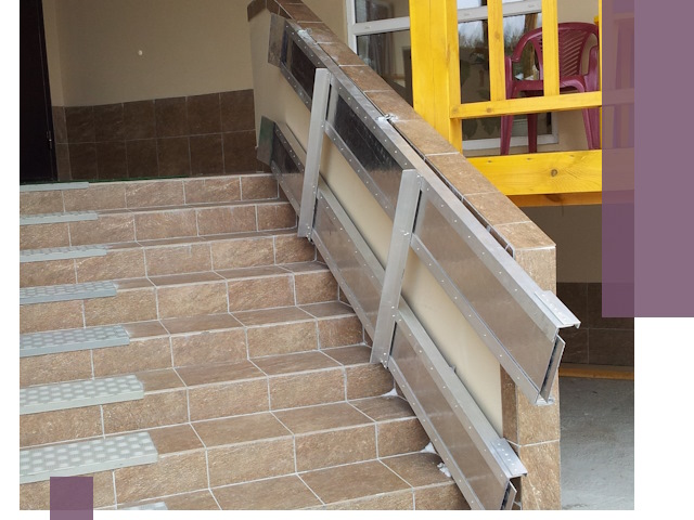 Откидные пандусы под ключ в Махачкале — монтаж и демонтаж