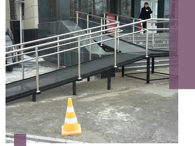 Стационарные пандусы под ключ в Махачкале — изготовление и монтаж