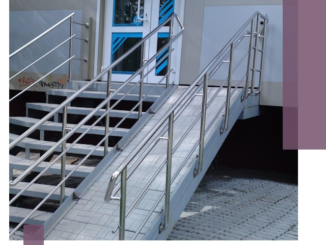 Пандус на крыльцо под ключ в Махачкале: монтаж и изготовление