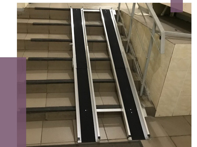 Установка пандуса в подъезд в Махачкале от 8077 руб. под ключ | ПРОЛЁТ-Мхч