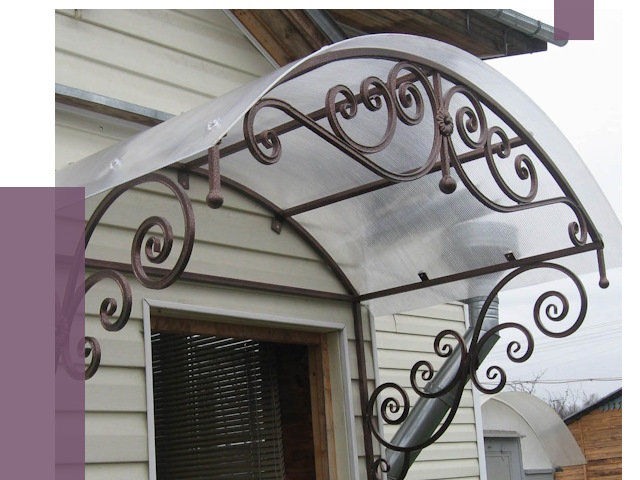 Изготовление козырьков в Махачкале от 7456 руб. — заказать | ПРОЛЁТ-Мхч