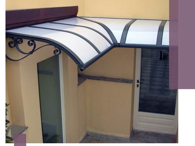 Монтаж козырьков любой сложности в Махачкале под ключ