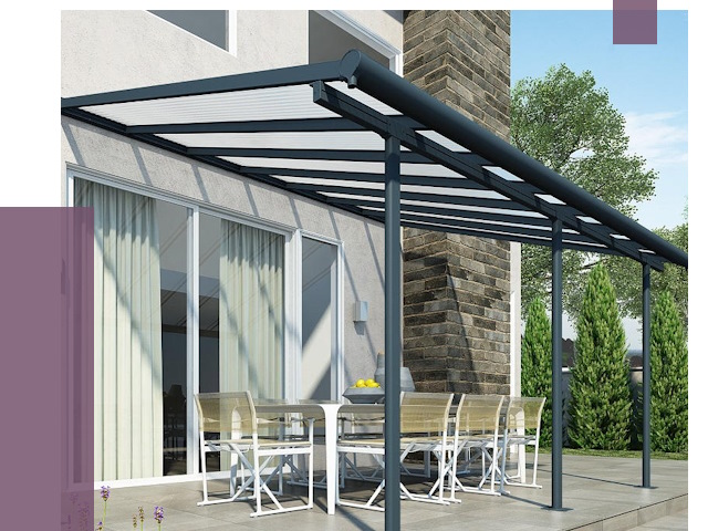 Навесы пристенные в Махачкале от 9216 руб. — монтаж и установка | ПРОЛЁТ-Мхч