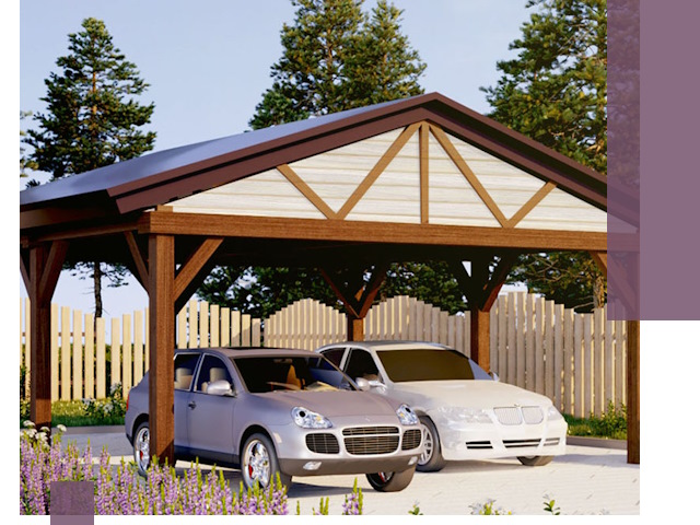 Навесы для автомобиля в Махачкале — изготовление и монтаж