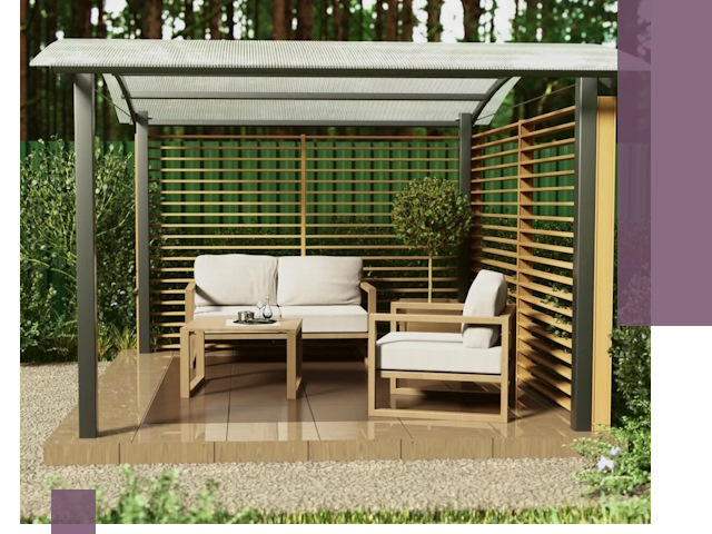 Навесы для дачи в Махачкале: изготовление, монтаж и демонтаж