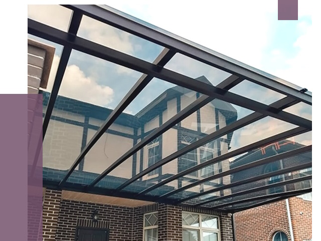 Навесы из поликарбоната в Махачкале от 8719 руб. под ключ — ПРОЛЁТ-Мхч