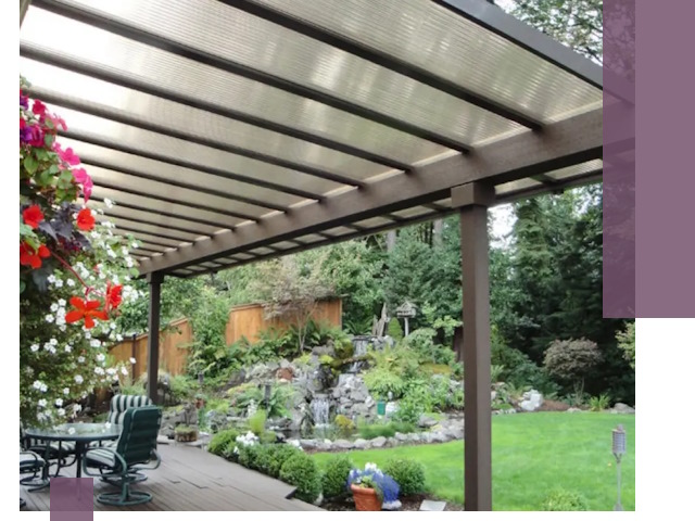 Навесы из поликарбоната под ключ в Махачкале быстро и надёжно