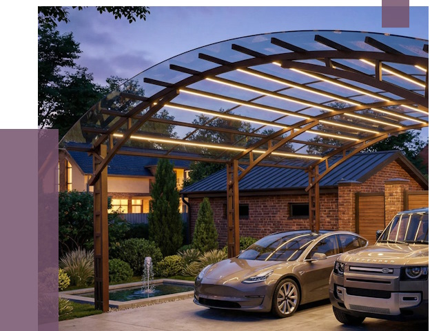 Металлические навесы в Махачкале от 12840 руб. под ключ — ПРОЛЁТ-Мхч