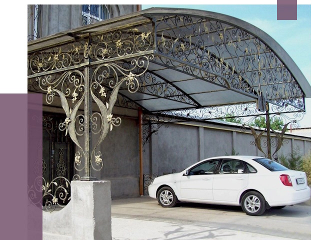 Кованые навесы в Махачкале от 14756 руб. | ПРОЛЁТ-Мхч