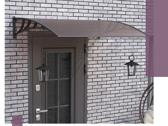 Недорогие козырьки и навесы под ключ в Махачкале